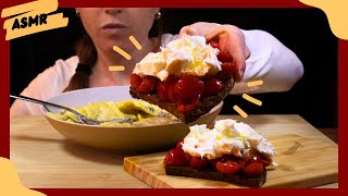 BURRATA amp TOMATOES BRUSCHETTA amp RAVIOLI  ASMR  MUKBANG  EATING SOUNDS [upl. by Khan891]