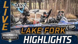 Highlights Day 2 Bassmaster action at Lake Fork [upl. by Upton9]