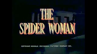 Sherlock Holmes  Colorized  Basil Rathbone  The Spider Woman  Free Movie Film  1944 [upl. by Aric291]