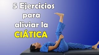 5 Ejercicios para ALIVIAR la CIÁTICA en CASA  Fisioterapia Querétaro  Mariana Quevedo [upl. by Rebmeced967]