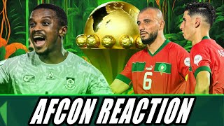 SOUTH AFRICA STUN MOROCCO 20  AFCON REACTION [upl. by Couhp]