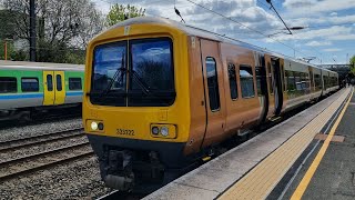 UK Birmingham CrossCity Line Class 323 EMUs pass at Longbridge station [upl. by Lankton]