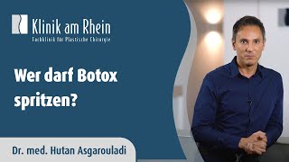 Wer darf Botox spritzen [upl. by Eigla]