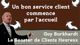 Un bon service client commence par laccueil [upl. by Aidam]