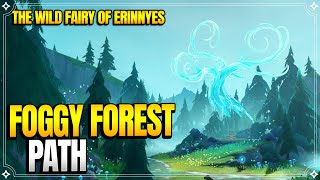 Foggy Forest Path  The Wild Fairy of Erinnyes  World Quests amp Puzzles 【Genshin Impact】 [upl. by Elyse]