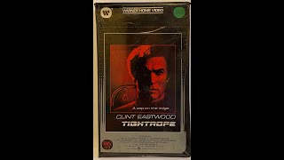 Opening to Tightrope 1985 VHS [upl. by Reiners264]