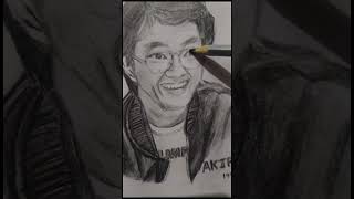 Tribute to Akira toriyama ❤️‍🩹 drawing anime art goku shorts trending viralvideo howtodraw [upl. by Crespo545]