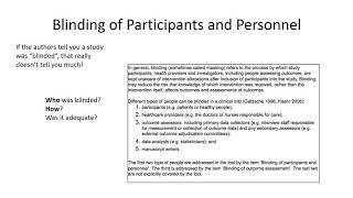 Risk of bias Assessment [upl. by Evangelia]