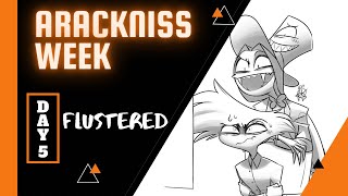 Arackniss Week  Day 5  FLUSTERED  Hazbin Hotel Audio Comic Dub [upl. by Mighell]