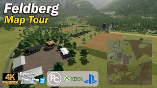 Feldberg  Map Tour  Farming Simulator 22 [upl. by Feilak]