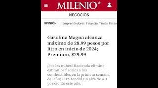 PRIMER A LA CONTRA DEL 2024 GASOLINAZO DE AMLO [upl. by Gurtner]