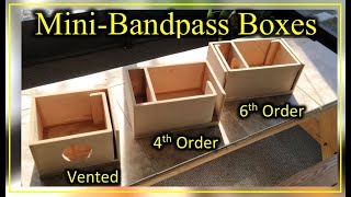 Mini Bandpass Enclosure Series  Full Build Plans and Demo [upl. by Jeana554]