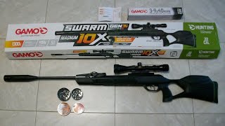 Súng hơi Gamo Swarm Magnum Gen3i rất mạnh test và gửi cho khách [upl. by Oijimer]