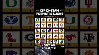 🚨CFP IS A JOKE🚨 cfp trend football footballshorts collegefootball foryou fy sports meme [upl. by Lipman]