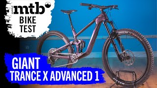 Giant Trance X Advanced 1 I Trail Bike I Bike Test I 140mm I 150mm I SRAM GX Eagle Transmission [upl. by Lussier]