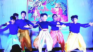 Govind bolo Hari Gopal boloDance coverLord KrishnaSouvikriya creation2024 [upl. by Neelhtac859]