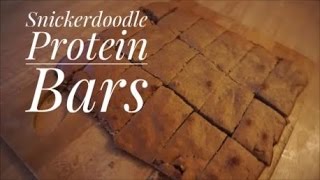 Snickerdoodle Protein Bars [upl. by Yralih]