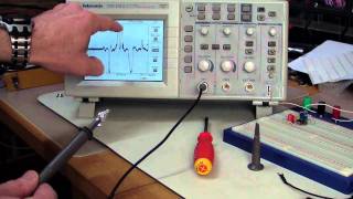 EEVblog 162  Ceramic Capacitor Piezoelectric Effect on an Oscilloscope [upl. by Nimoynib]