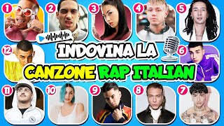 Indovina la Canzone RAP Italian 🎤🎵 Quiz Cantanti Italiani [upl. by Aniat]