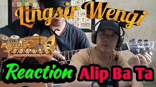 Lingsir Wengi  Alip Ba Ta fingerstyle cover  reaction video [upl. by Cob]