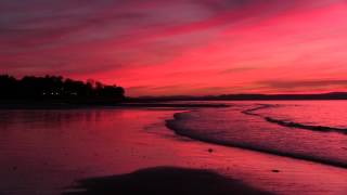 Sunset Nairn Beach 26th March 2017 [upl. by Annauj]