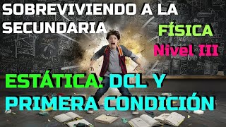 FÍSICA  Estática I  ejercicios NIVEL III [upl. by Eecyak729]