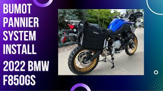 2022 BMW F850GS Bumot Pannier Install [upl. by Dunston299]