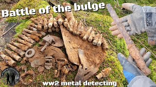 WW2 Metal Detecting  Battle of the Bulge Ardennes Forest Relics [upl. by Graham]