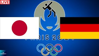 2024 PARIS OLYMPICS JAPAN vs GERMANY MENS VOLLEYBALL LIVE GAME CAST amp CHAT [upl. by Aekin]