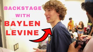 Backstage at Baylen Levine Tour [upl. by Grory]