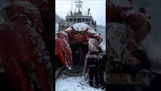 Giant Deep Sea Crab Caught by Fishermen🐙🦑🦀deepseafishing fishingexploration giantseacreature [upl. by Ambros]