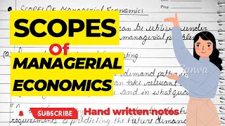 Nature and Scopes of Managerial Economics  Managerial Economics  HINDI [upl. by Korwin]