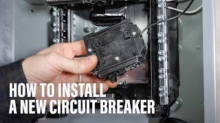 How to Install a New Circuit Breaker [upl. by Varuag]