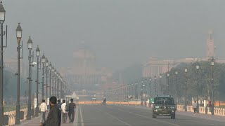 Smog engulfs Indias capital after Diwali festival  AFP [upl. by Lette]