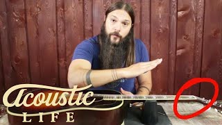 How to Adjust the Truss Rod on Your Acoustic Guitar [upl. by Sihtnyc]