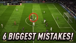 THE 6 BIGGEST MISTAKES PEOPLE DO IN THE DEFENCE  FIFA 18 DEFENDING TUTORIAL [upl. by Llednahs]