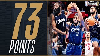 Harden George amp Kawhi Combine For 73 Points 🏆  November 17 2023 [upl. by Baerl]