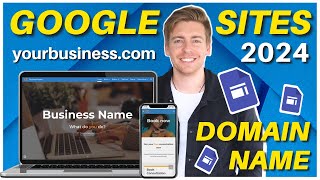 How to Connect A Custom Domain to Google Sites Updated [upl. by Aehs42]