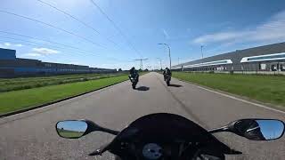 Gsxr 750 cbr 600rr wheelie [upl. by Cobb819]