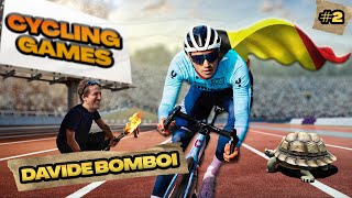 CYCLING GAMES DAVIDE BOMBOI gaat CAVENDISH flikken 🤔 [upl. by Rabjohn800]