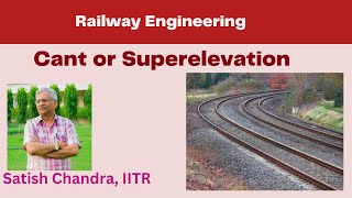 Cant railwayengineering Design of superelevation on horizontal curve of a railway track [upl. by Turnheim]