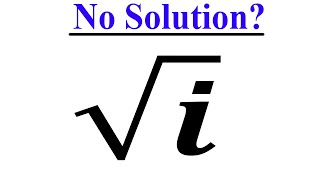 sqrti  How to find the square root of i [upl. by Netfa]