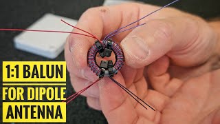 How to build 11 BALUN amp Classic DIPOLE Antenna [upl. by Jojo547]