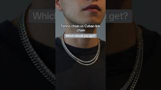 Tennis Chain vs Cuban Link Chain 💎⛓️ [upl. by Aiden]