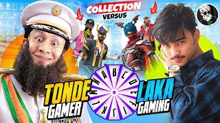 Laka Gamer Vs Tonde Gamer Best Collection Battle 😎 Free Fire Max [upl. by Idyh869]