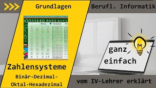 Zahlensysteme umrechnen [upl. by Pia910]