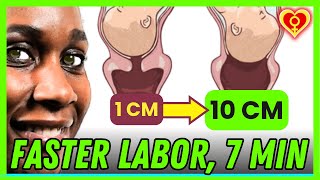 How to DILATE Cervix Faster 7 min Workout by a DOCTOR Induce Labor NATURALLY SPEED up Labor S1 E5 [upl. by Coppinger]