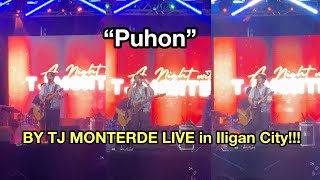 “Puhon” LIVE by TJ Monterde in Iligan City  Diyandi Festival [upl. by Ydnes]