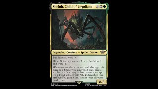 EDH Deck Assist  Shelob Child of Ungoliant Spider Tribal [upl. by Jammal]