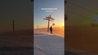 Why everyone should visit Lapland lapland winterwonderland skiing [upl. by Ryter]